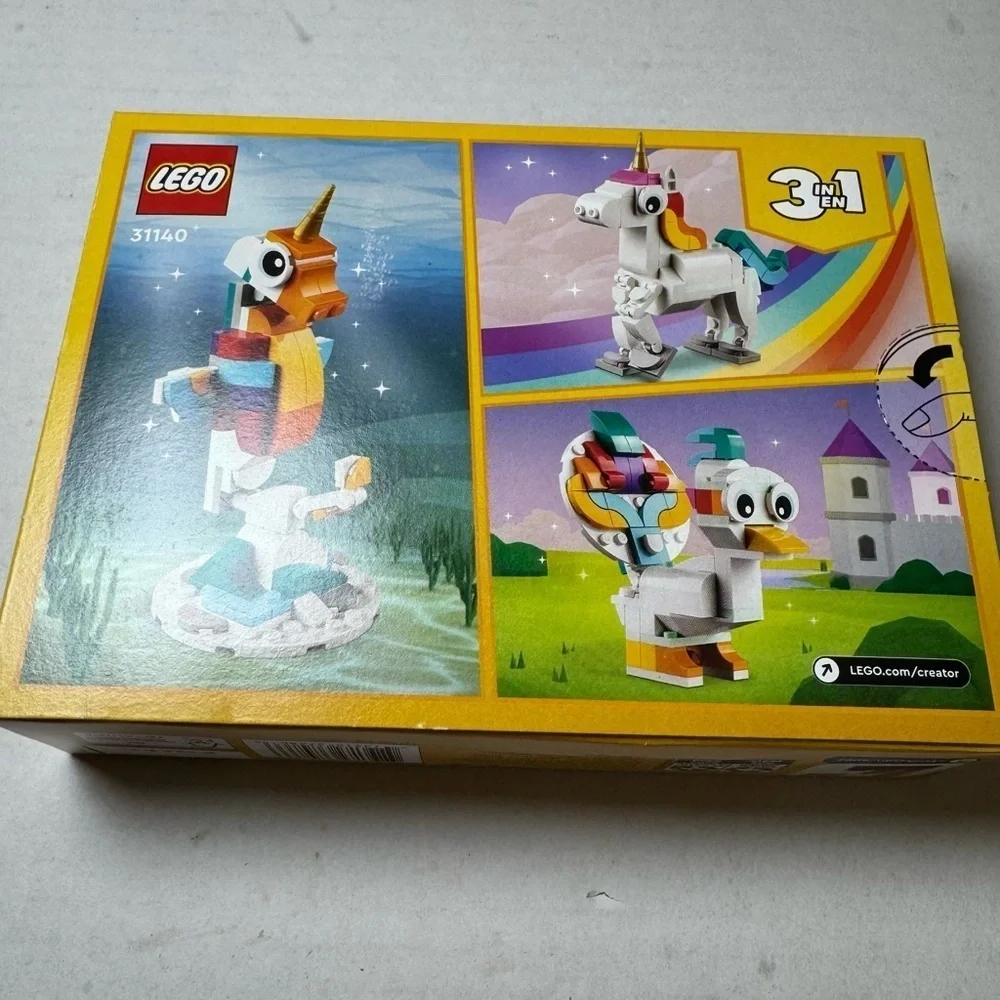 LEGO Creator 3 in 1 Magical Unicorn - Building Toy Set With 3 Building Options